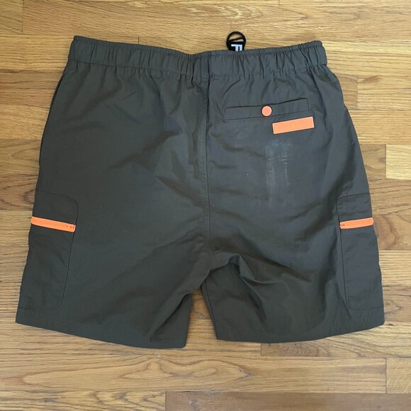 TEDDY FRESH Men's nylon shorts with silicone orange hardware - Picture 3 of 4